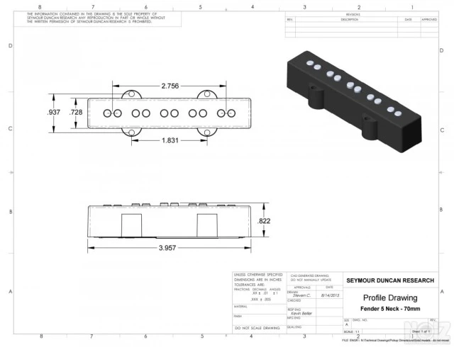 Seymour Duncan Apollo 70/74 ( 5 string)