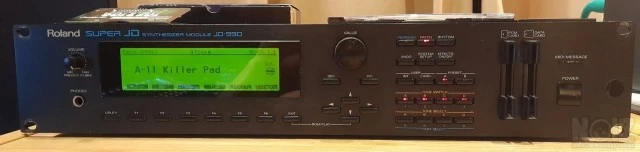 Roland JD-990 + Vintage card + M512E + E