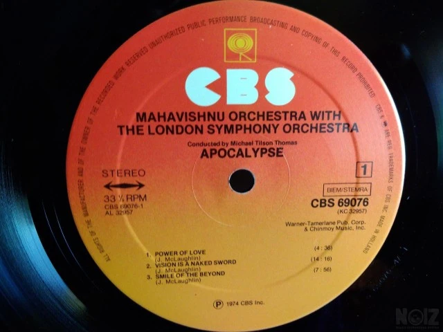 MAHAVISHNU ORCHESTRA APOCALYPSE