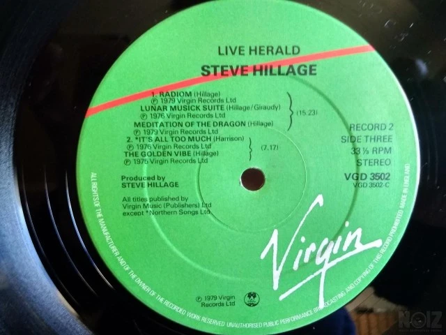 STEVE HILLAGE LIVE HERALD