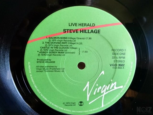 STEVE HILLAGE LIVE HERALD