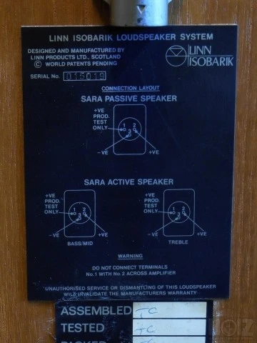 ΗΧΕΙΑ  LINN  SARA  ISOBARIC