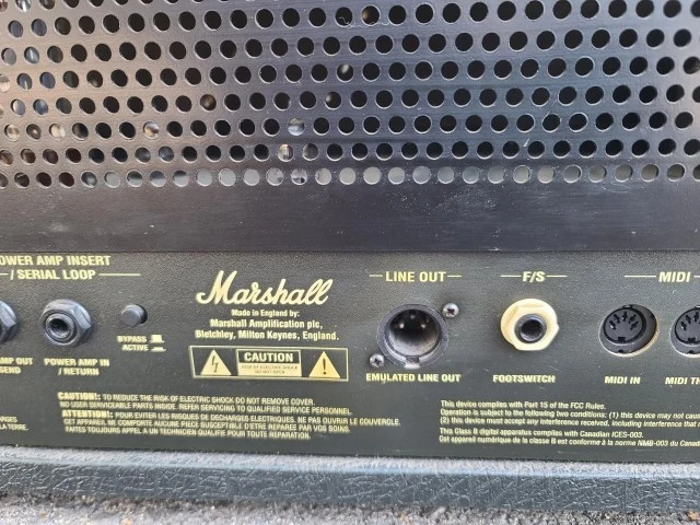 Marshall JVM 205H 50w + MIDI footswitch