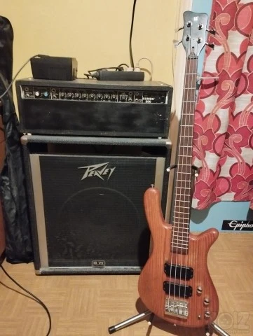Warwick Streamer Std & Peavey Combo 300