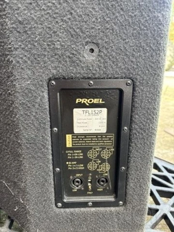ΗΧΕΙΑ PROEL TFL -152P 600W -1200 MAX