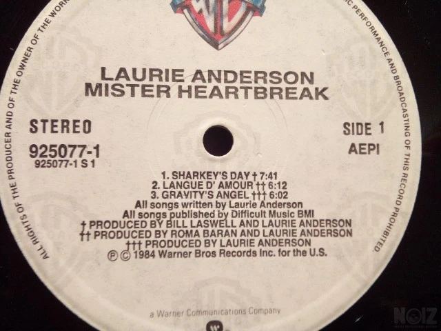 LAURIE ANDERSON: MISTER HEARTBREAK