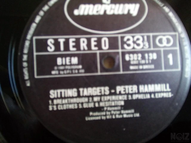 PETER HAMMILL : SITTING TARGETS