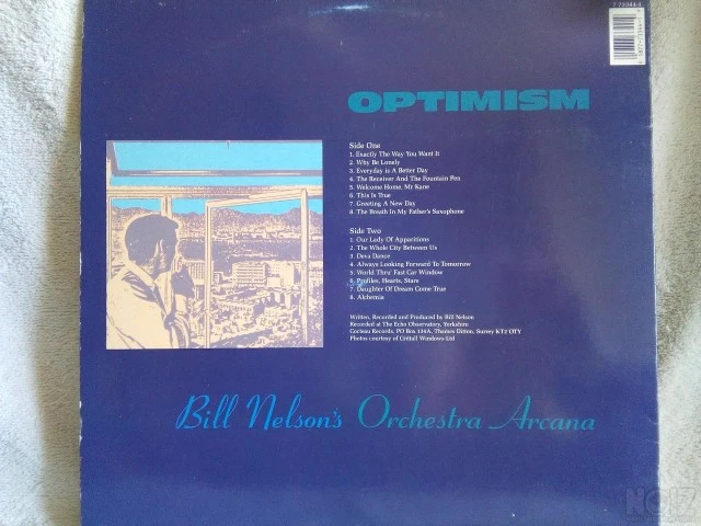 BILL NELSON'S ORCHESTRA ARKANA: OPTIMISM