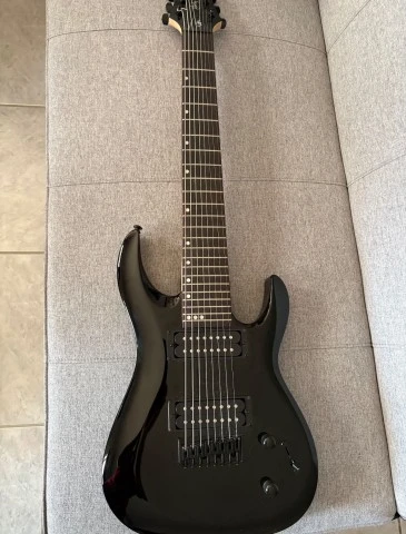 Harley Benton 8χορδη R-458 BK Progressiv