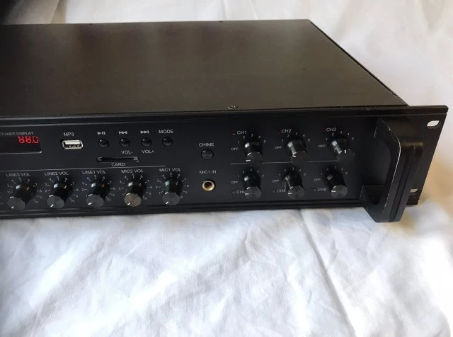MP610U 6 Zones Paging and Music Mixer Am