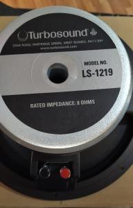 Woofer Turbosound LS-1219 12'' 300W RMS άριστη κατάσταση !!