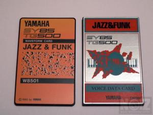 Yamaha SY85-TG500 cards sets