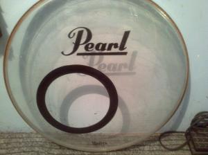 Pearl Masters bass drum μπροστινο δερμα 20''
