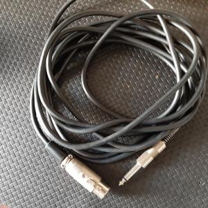 Καλοδιο XLR  θυλικο σε καρφι μονοφονικο TRS 5m