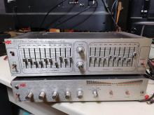 HBK ενισχυτής και γραφικό equalizer.