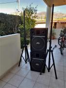 2 Βάσεις Ηχείων , 2 Ηχεία Peavey HC115( Μη λειτουργικά)
