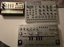 Korg volca keys|Elektron Model:Cycles Groovebox|Behringer TD-3 Analog Bass Line Synthesizer