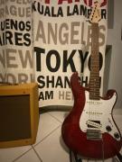 Stratocaster - Fernandes Retrorocket X Lava Flame Single Coil