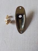 Gold jack plate +input jack