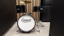 Ντραμς ακουστικό σετ Granite Mini Junior μαύρο