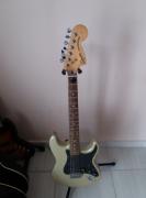 Squire Strat 20th anniversary oil Green