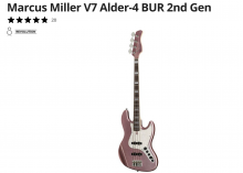 Marcus Miller V7 Alder-4 BUR 2nd Gen