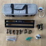 Pedalboard AKLOT με ενσωματωμένο τροφοδοτικό