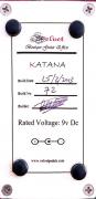 Katana Overdrive Velvet Pedals