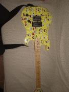 SpongeBob electric guitar with amp