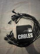 Palmer 12x Power Supply Black Cables 650mm