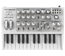 Arturia MicroBrute SE White – Special Edition & Bιβλιο με presets απο το LFO store