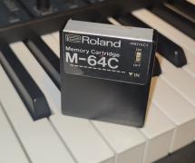 ROLAND M-64C memory cartridge( AJuno 2,MKS-70, MKS-80, TR-707, TR-727, TR-909, JX-3P,JX-8P etc)